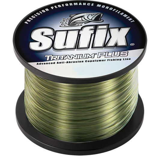 Sufix Tritanum Plus - 14lb - Dark Green - 4395 yds [696-214G]