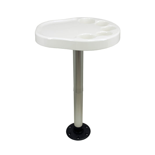 Springfield Party Platter Thread-Lock Surface Mount Table Package - White [1690901]
