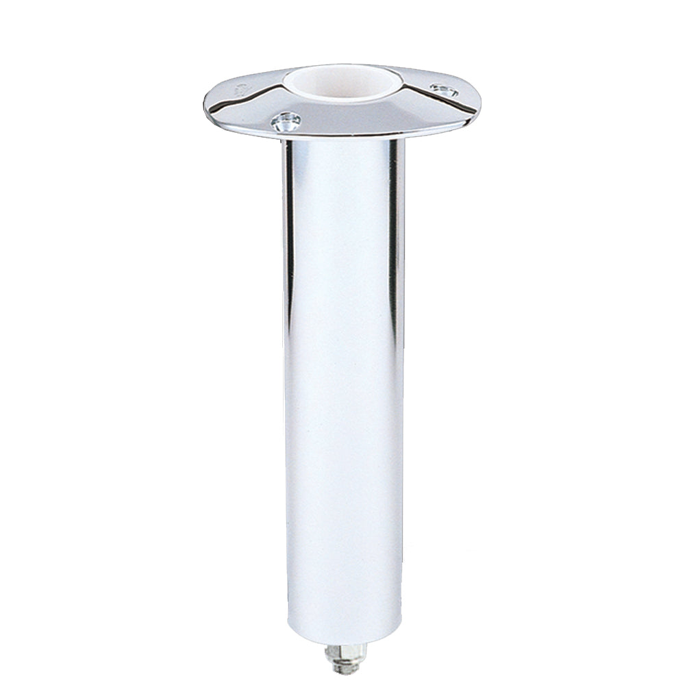 Lee's 0 Degree Stainless Steel Swivel Base Flush Mount Rod Holder - Extra Long Tube 2.25" OD X 14.5" Tube [RH577XL]