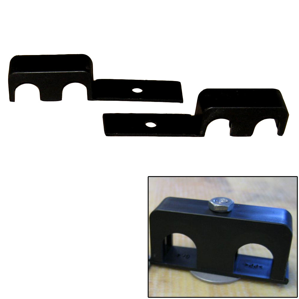 Weld Mount Double Poly Clamp f/1/4" x 20 Studs - 5/8" OD - Requires 1.5" Stud - Qty. 25 [80625]