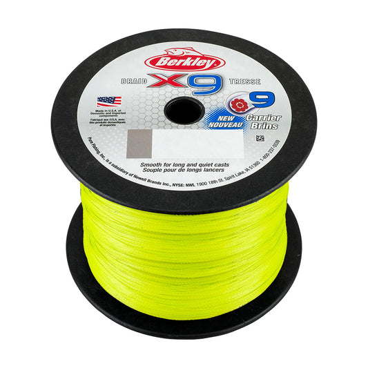 Berkley x9 Flame Green Braid - 30lb - 2188 yds - X9BBK30-GG [1486875]