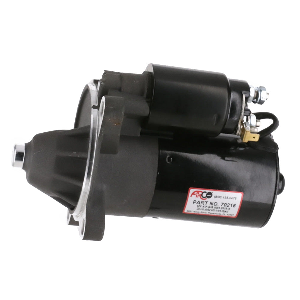 ARCO Marine High-Performance Inboard Starter w/Gear Reduction  Permanent Magnet - Clockwise Rotation (2.3 Fords) [70216]