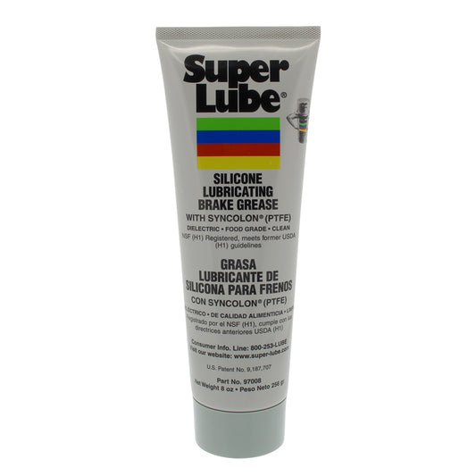 Super Lube Silicone Lubricating Brake Grease w/Syncolon - 8oz Tube [97008]