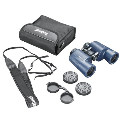 Bushnell 8x42mm H2O Binocular - Dark Blue Porro WP/FP Twist Up Eyecups [134218R]