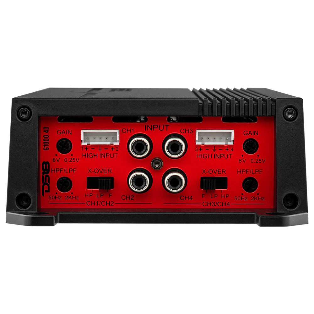 DS18 Audio G1000.4D Full-Range Class D 4-Channel Amplifier - 1000W [G1000.4D]